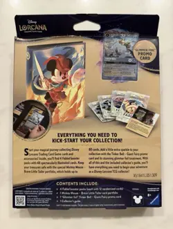 LOT of 4 Lorcana Fabled Collection Starter Set Box Booster Tinker Promo Disney - Image 3