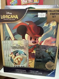 Lorcana Fabled Collection Starter Set w/Tinker Bell Glimmer Promo! - Image 1