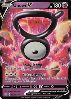 Unown V - Holo Promo SWSH: Sword & Shield Promo Cards SWSH300 NM - Image 1