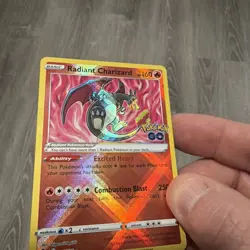 Radiant Charizard 011/078 Pokemon GO - Pokemon Card - NM - Image 4
