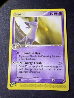 Pokemon TCG Espeon EX Sandstorm 16/100 Regular Rare Card, MP+ - Image 2