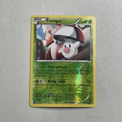 Pokemon TCG 2012 Next Destinies Card -- Foongus 8/99 Reverse Holo - Image 1
