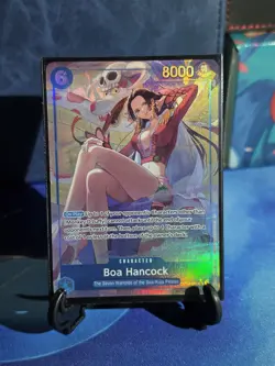 One Piece TCG - Boa Hancock Alt Art OP07-051 Promotion Cards NM - Image 1