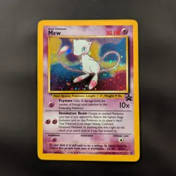 Pokemon Mew Black Star Promo 9 Holo Card Near Mint Condition - Image 1