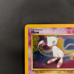 Pokemon Mew Black Star Promo 9 Holo Card Near Mint Condition - Image 2