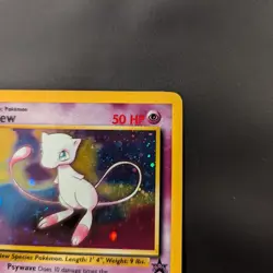 Pokemon Mew Black Star Promo 9 Holo Card Near Mint Condition - Image 3