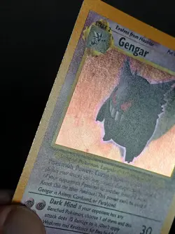 Pokemon TCG Card GENGAR Fossil 5/62 Holo Foil Rare Unlimited NM - Image 4