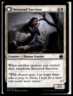 Innistrad: Midnight Hunt #4 Bereaved Survivor - Image 1