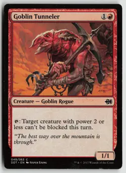 Goblin Tunneler LP 49 Duel Decks: Merfolk vs. Goblins Magic: The Gathering - Image 1