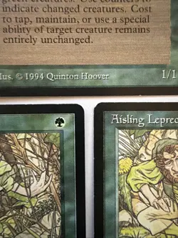 x3 Aisling Leprechauns Legends MTG Magic The Gathering LP Vintage 1994 - Image 5