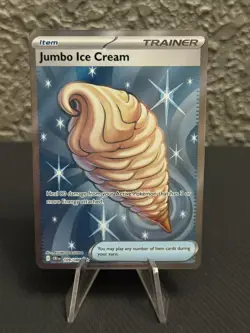 Jumbo Ice Cream 2026 Pokemon Chaos Rising Ultra Rare Trainer Card 109/086 NM+ - Image 1