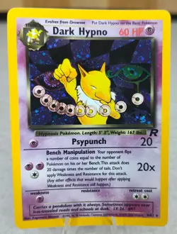Pokemon TCG Dark Hypno Team Rocket 9/82 Holo Vintage 2000 - Image 1