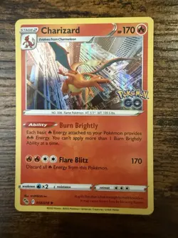 Charizard 010/078 Pokemon GO Holo Near Mint - Image 1