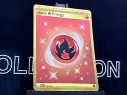 Pokemon Obsidian Flames Fire Energy 230/197 Hyper Rare Gold Holo Textured NM/M - Image 4