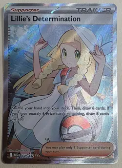 Lillie's Determination (Full Art) 169/132 Ultra Rare Pokemon Mega Evolution - Image 1