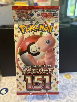 Pokemon TCG Japanese Pokemon Card 151 (SV2a) Booster Pack - Sealed - Image 1