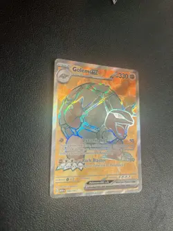 Golem ex 189/165 Gold Hyper Rare – Pokemon SV Paradox Rift – NM - Image 4