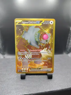 Bloodmoon Ursaluna ex 222/167 Hyper Rare Gold Pokemon - Image 1