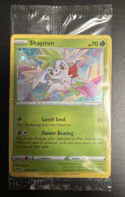 SEALED Pokemon Shaymin 015/185 Cosmos Holo Promo Rare 2 - Image 1