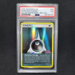 2006 Pokemon: DARKNESS ENERGY 94/110 [Reverse Holo Rare] EX Holon Phantoms PSA 7 - Image 1