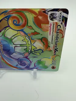 Pokemon Chandelure VMAX (Secret) 265/264 Swsh08: Fusion Strike Holo (NM) - Image 2