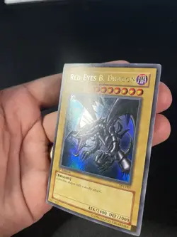 Yugioh - Red Eyes B Dragon SDJ-001 Ultra Rare 1st Edition Original Vintage Black - Image 2
