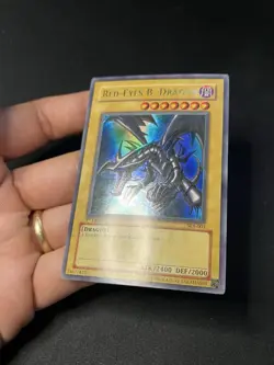 Yugioh - Red Eyes B Dragon SDJ-001 Ultra Rare 1st Edition Original Vintage Black - Image 4