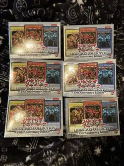 LOT OF 6 Yu-Gi-Oh! TCG Legendary Collection 25th Anniversary English Edition Box - Image 1