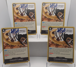 Crescent Cutlass Playset - OP14-098 x4 - The Azure Sea's Seven - One Piece TCG - Image 1