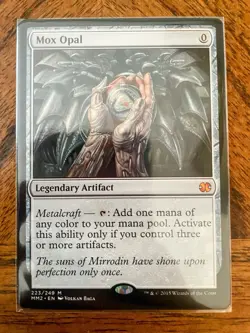 Magic the Gathering - MOX OPAL - Modern Masters 2015 Regular Mythic Rare Card - Image 1