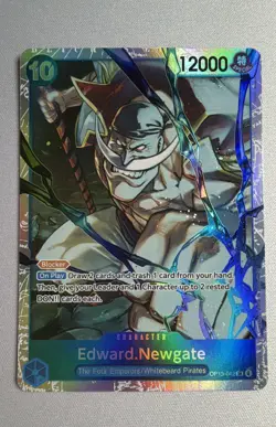 Edward.Newgate SR OP13-042 Carrying On His Will Foil One Piece TCG - Image 1