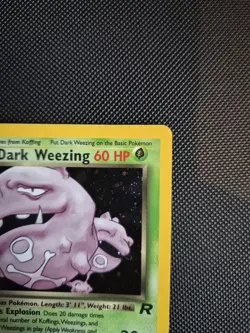 🔥 Pokemon TCG Dark Weezing 14/82 Holo Rare Team Rocket Card 🔥 - Image 3
