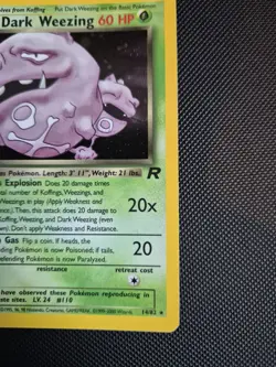 🔥 Pokemon TCG Dark Weezing 14/82 Holo Rare Team Rocket Card 🔥 - Image 4