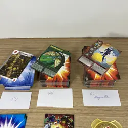 Battle Brawers Bakugan Cards Lot Of 150 Magnetic Regular & Rule Book - Image 3
