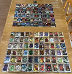 Bakugan Battle Brawlers Lot Of 66 Thick Magnetic 61 Thin Cards 127 Total Cards - Image 3