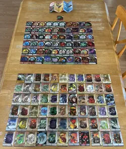 Bakugan Battle Brawlers Lot Of 66 Thick Magnetic 61 Thin Cards 127 Total Cards - Image 4