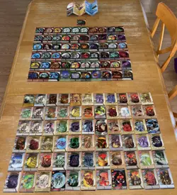 Bakugan Battle Brawlers Lot Of 66 Thick Magnetic 61 Thin Cards 127 Total Cards - Image 5