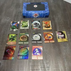 Lot Of 92 Bakugan Battle Brawlers Cards 54 Metal 38 Other Case Included - Image 1