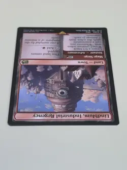 0285 Lindblum, Industrial Regency Final Fantasy MTG Card Rare FIN FFIX Land Town - Image 2