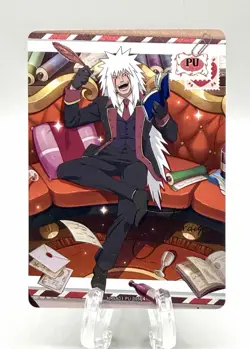 Jiraiya PU (NRSA03-PU-005L4) Kayou Naruto English Series 3 Jin Chapter Card NM - Image 1