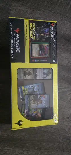 Magic The Gathering Deluxe Commander March of the machine Commander Deck Box New - Image 1