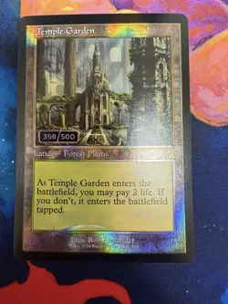 Temple Garden (Retro Frame) (Serial Numbered 398 / 500) Ravnica Remastered Foil - Image 1