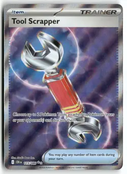 Tool Scrapper 115/086 Ultra Rare ME04: Chaos Rising Pokemon Near Mint - Image 1