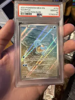 Pokemon Squirtle Sv: 151 170/165 Illustration Rare Holo PSA 10 - READ DESC - Image 1