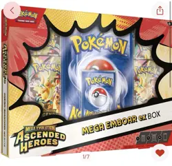 Pokemon Mega Emboar Ex Box & Mega Meganium Ex Box BRAND NEW - Image 1