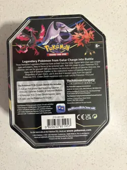 Pokemon TCG Crown Zenith Galarian Moltres Tin 2023 - Image 2
