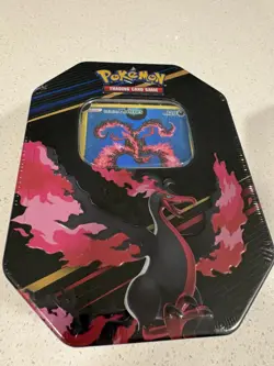 Pokemon TCG Crown Zenith Galarian Moltres Tin 2023 - Image 3