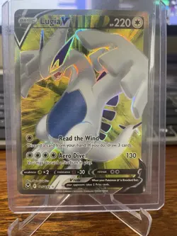 Pokemon TCG Lugia V Silver Tempest 185/195 Holo Ultra Rare - Image 1