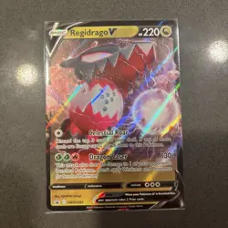 Pokemon TCG Black Star Promos Regidrago V Holo SWSH 281 - Image 1