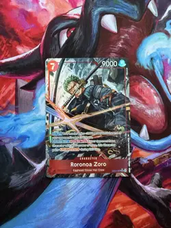 One Piece Roronoa Zoro EB04-007 ALT ART ENGLISH OP15 - Image 1